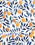 Watercolor Orange Fruit Wallpaper