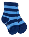 Children's Blue Stripe Bamboo Socks