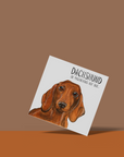 Mischievous Sausage – A Card as Cheeky as a Dachshund!