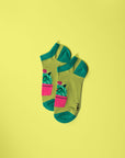 Colorful cartoon socks for men, 4 pairs pack, premium cotton blend, fun and stylish designs, best-selling novelty socks by Body and I at brixbailey.com