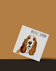 The Ultimate Guilt Trip – Basset Hound Greeting Card