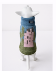 Pink Castle Dog Jumper in British Wool