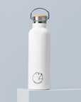Premium Arctic Bottle, eco-friendly stainless steel vacuum-insulated water bottle, keeps drinks hot or cold, BPA-free, leak-proof, bamboo lid by Arcticus at brixbailey.com