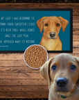 Starving Since Breakfast Pet Bowl Mat – Featuring the Fox Red Labrador