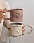 Roman Letter Ceramic Mug