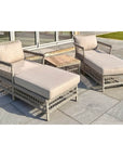 Luxury Outdoor Lounger Set Beige