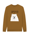 Warm, Fluffy & Slightly Suspicious – Samoyed Crewneck Sweatshirt
