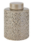 Elegant Seville Grey Marrakesh Urn | Large Statement Piece