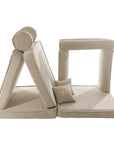 Large Modular Sofa for Kids - Premium Corduroy Ecru