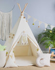 Charming Kids' Tipi Tent Set – Imaginative & Cozy Play Space by Sówka at brixbailey.com