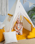 Enchanting Tipi Tent Set for Kids – Cozy & Imaginative Play Space by Sówka at brixbailey.com