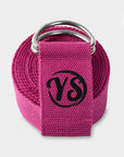 Yoga Studio GOTS Organic Cotton D-Ring 2.5m Yoga Belt Strap