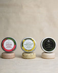 Clarifying Solid Shampoo With Rhubarb Extract