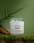 Green Aroma Scented Candle – Fresh & Spicy 30hr Burn by Magrada Organic Cosmetics at www.brixbailey.com