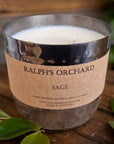 Premium 2-wick dimpled black candle, hand-poured luxury soy candle with exquisite fragrance, elegant home decor by Ralph's Orchard at brixbailey.com