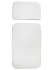 Luxury Sebra white baby and junior cot bed, premium beech wood, adjustable height, non-toxic paint, best-selling classic and harmony mattresses by Ella James at brixbailey.com