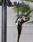 Silver Nickel Dog Head Shoe Horn