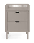 Jetty Beige Beech Wood Changing Unit, stylish functional baby changing table, premium non-toxic paint, converts to chest of drawers by Ella James at brixbailey.com