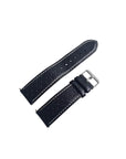 Black Leather Rally Watch Strap