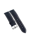 Black Leather Rally Watch Strap