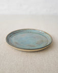 Seafoam Blue Classic Cake Plate