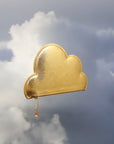 Gold Leather Cloud Purse