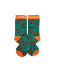 CAREFREE BUTTERFLIES ORGANIC COTTON KIDS SOCKS