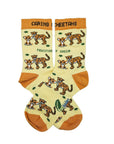 CARING CHEETAHS ORGANIC COTTON KIDS SOCKS