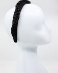 Beaded Mulberry Silk Headband Hestia
