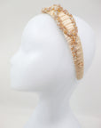 Luxurious Mulberry Silk Headband – Hand-Beaded & Elegant by Eva Oherjus at www.brixbailey.com