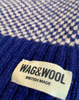 Navy Merino Lambswool Scarf | Sustainable & British Made