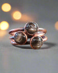 Black Moonstone Ring - Boho Jewelry | Handmade by Blackbird & Sage