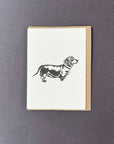 Dachshund Card