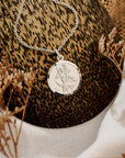 Classic St Christopher Necklace Sterling Silver 20mm
