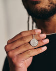 Classic St Christopher Necklace Sterling Silver 20mm