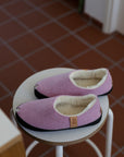 Light Pink Lambswool Slippers
