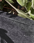 Set of 2 premium galvanized metal planters, large and medium, stylish timeless design for indoor outdoor use by Ella James at brixbailey.com