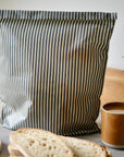 THE Beeswax Bag-Navy Stiped