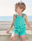 Green Denim Shorts