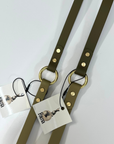 Bentley Multiway Dog Lead in Olive & Khaki