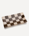 21x12cm Chequered Dual Coloured Large Tray - Bullseye Collection