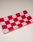 21x12cm Chequered Dual Coloured Large Tray - Bullseye Collection