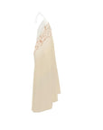 Silk Halter Dress in Dueling Jaguars