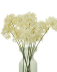 Cream Allium Artificial Flower Triple Bloom Spray