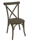 Elegant Light Oak Cross Back Dining Chair | Modern Comfort