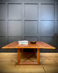 Mid Century Teak Coffee Table / Extending Drop Leaf Coffee Table / D-Scan