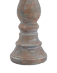 Warm Brown Ceramic Column Candle Holder
