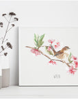 Wren British Garden Bird Personalised Print