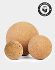 Yoga Studio Cork Unbranded Massage Ball Set of 3 - 2cm, 4cm, 6cm