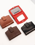 Leather Womens Wallet with Mirror